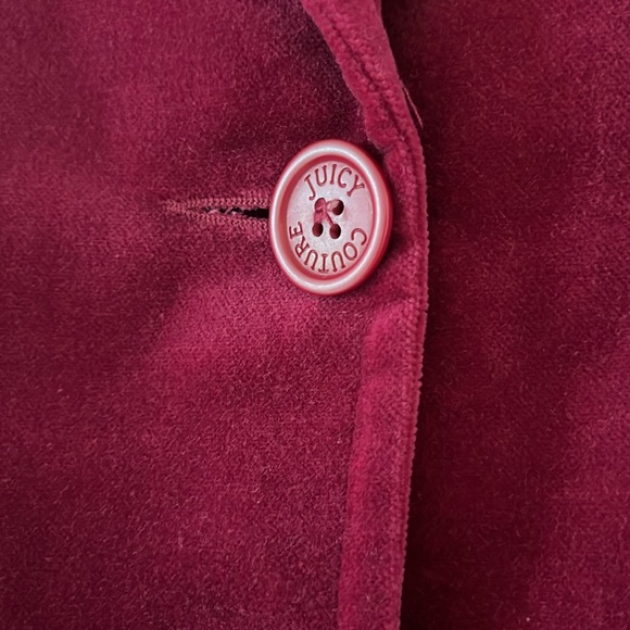 Juicy Couture original made in USA hot pink velvet jacket Perfect condition - Picture 2 of 9